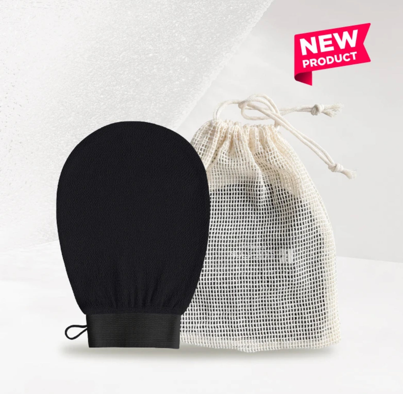 Korean Exfoliating Mitt, Machine Washable, Eco-Friendly Manufacturing + Materials | Reuse hundreds of times!